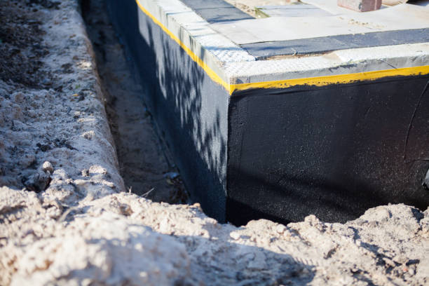 Residential Foundation Crack Repair installation at a Montgomery, IL home by SJ Waterproofing Pros